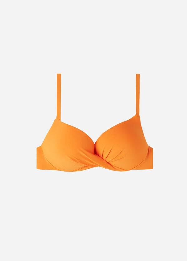 Calzedonia Super Polstret Push Up Indonesia Eco Bikini Toppe Dame Orange | DK1975WY