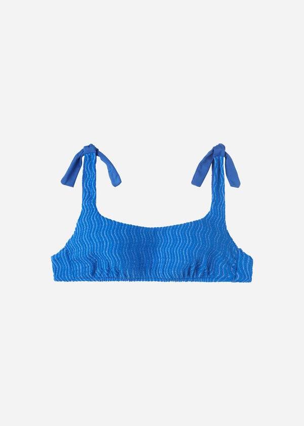 Calzedonia Tank Mykonos Bikini Toppe Dame Blå | DK1985SO