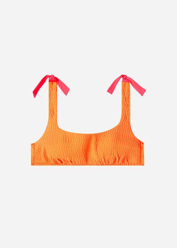 Calzedonia Tank Mykonos Bikini Toppe Dame Orange | DK1986DN