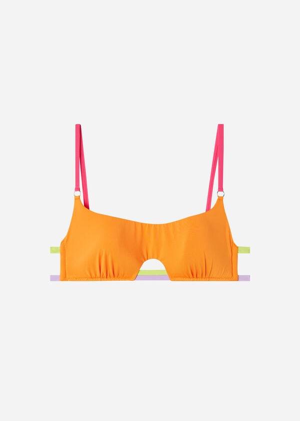 Calzedonia Tank Tokyo Eco Bikini Toppe Dame Orange | DK2002EX