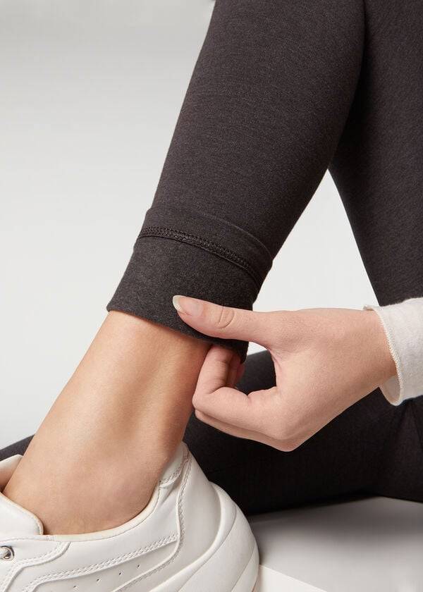 Calzedonia Thermal Leggings Dame Grå | DK2696FM