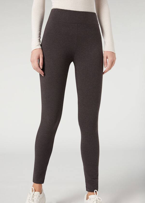 Calzedonia Thermal Leggings Dame Grå | DK2696FM