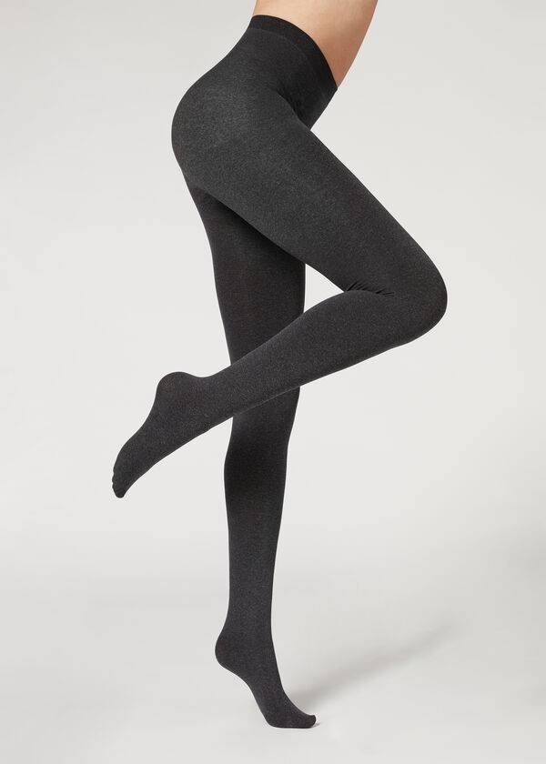 Calzedonia Thermal Super Opaque Tights Dame Grå | DK1068TV