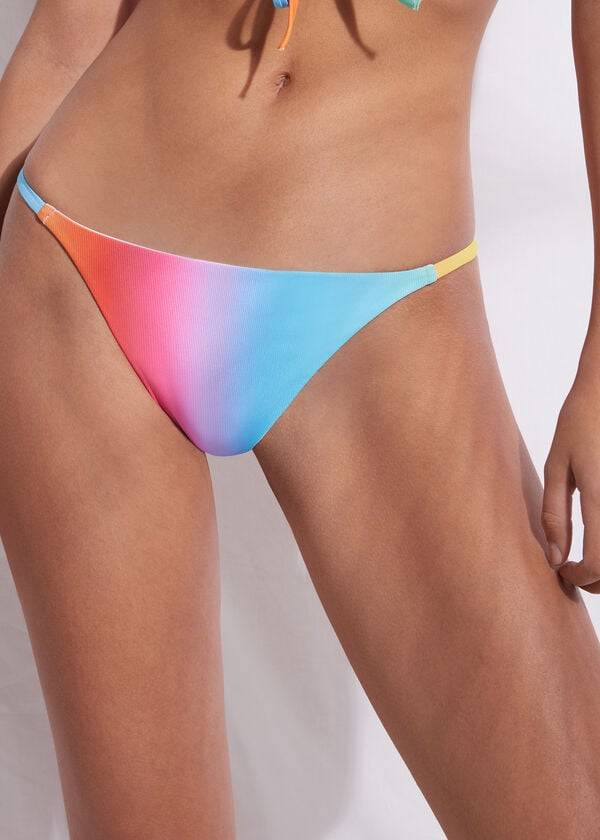 Calzedonia Thong Barcellona Bikini Underdele Dame Flerfarvede | DK1631CE