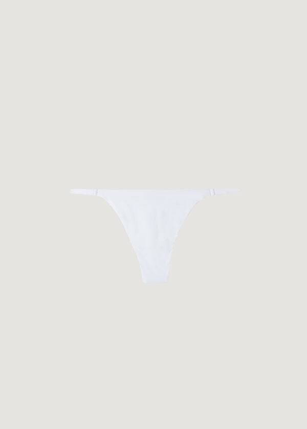 Calzedonia Thong Indonesia Eco Bikini Underdele Dame Hvide | DK1632VD