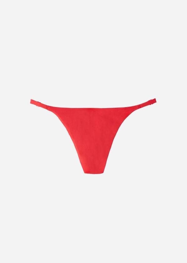 Calzedonia Thong Indonesia Eco Bikini Underdele Dame Rød | DK1637WY