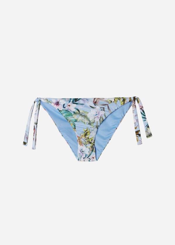 Calzedonia Tied Atene Bikini Underdele Dame Blå | DK1642UT