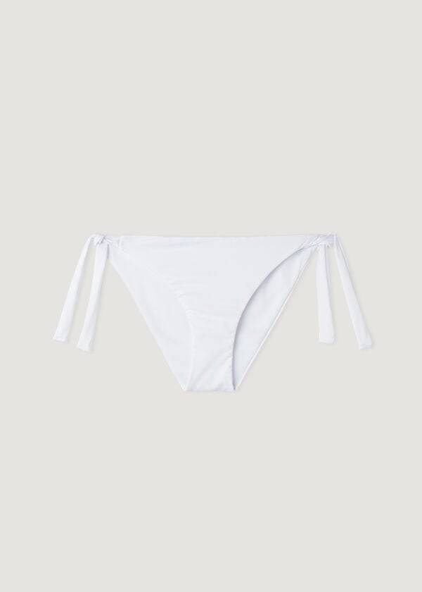 Calzedonia Tied Indonesia Eco Bikini Underdele Dame Hvide | DK1646AP