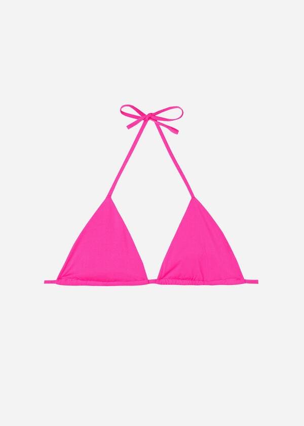 Calzedonia Triangle String Indonesia Eco rosa Bikini Toppe Dame Lyserød | DK2044LH