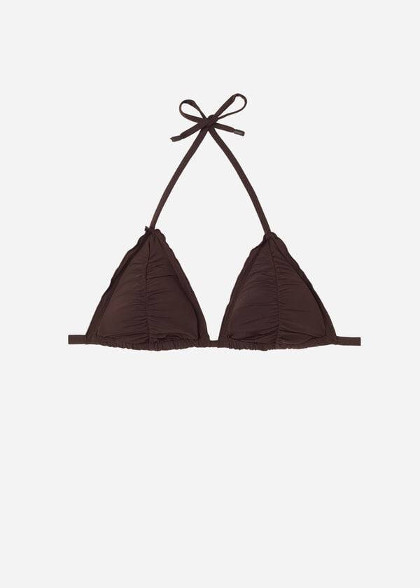 Calzedonia Triangle String Islamorada Bikini Toppe Dame Kaffe | DK2048VD