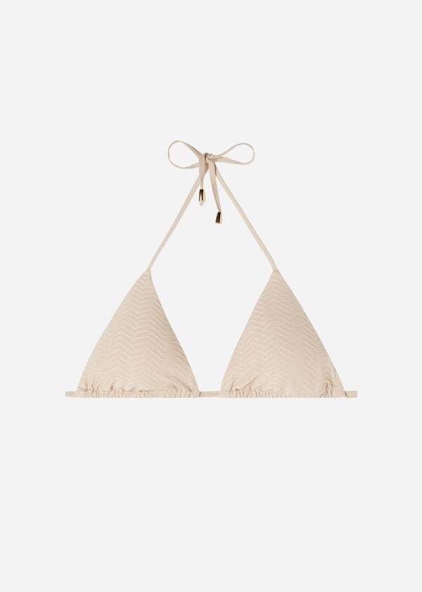 Calzedonia Triangle String The Hamptons Bikini Toppe Dame Beige | DK2061PQ