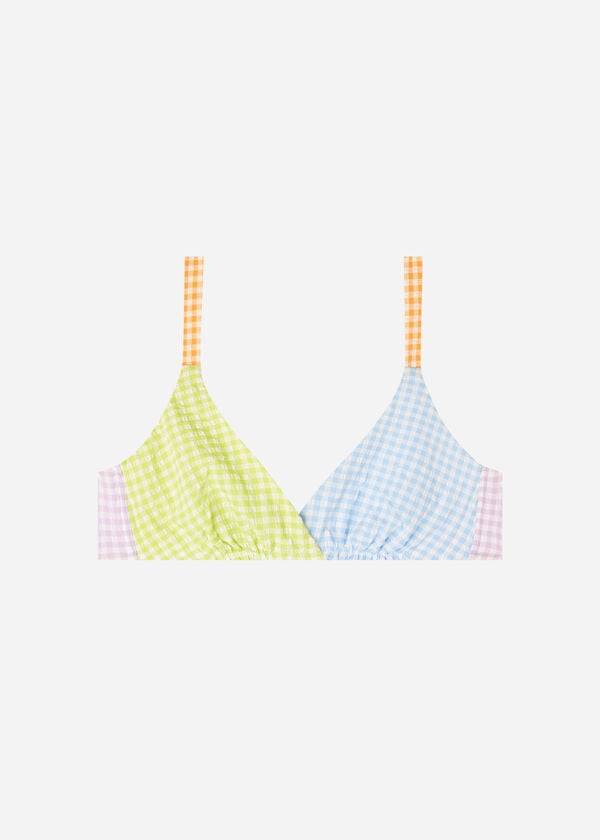 Calzedonia Triangle Valencia Bikini Toppe Dame Grøn Blå | DK2066GL