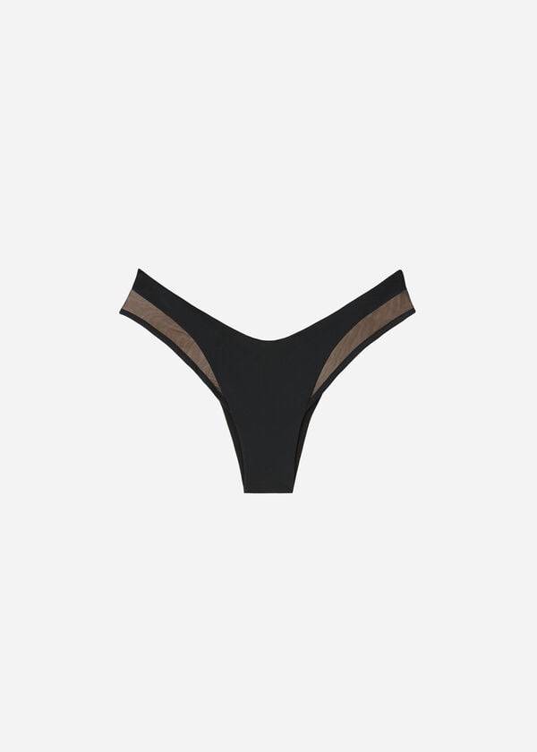 Calzedonia Tulle Insert Shaped Talje Tokyo Bikini Underdele Dame Lyserød | DK1657CE