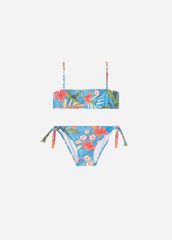 Calzedonia Two-Piece Maui Badedragter Børn Grøn | DK3073PQ